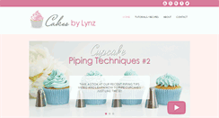 Desktop Screenshot of cakesbylynz.co.uk